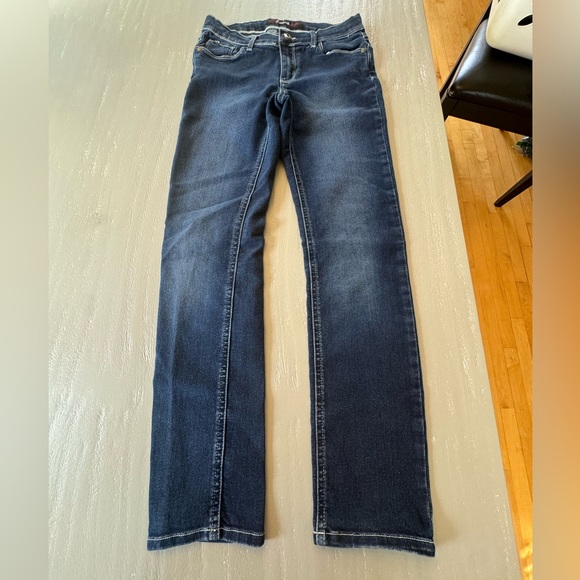 Jordache Girls  Dark Blue Straight Jeans - Picture 1 of 6
